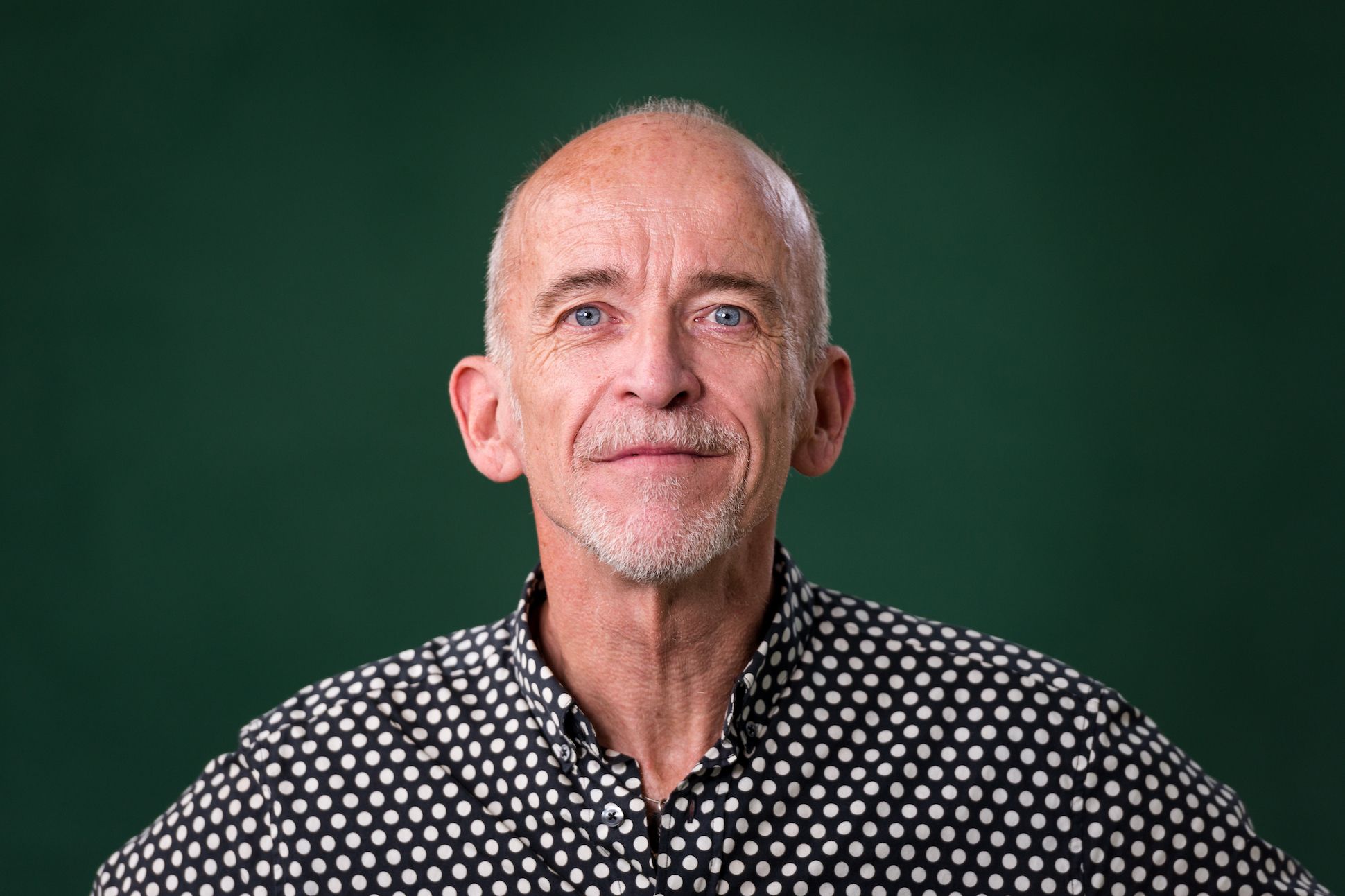 American poet and memoirist Mark Doty attends a photocall at Edinburgh International Book Festival on August 29, 2015 in Edinburgh, Scotland.