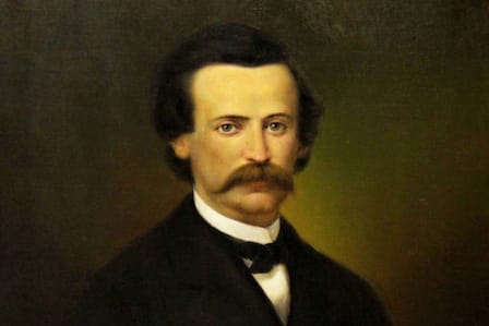 Oil painting of poet Henry Timord