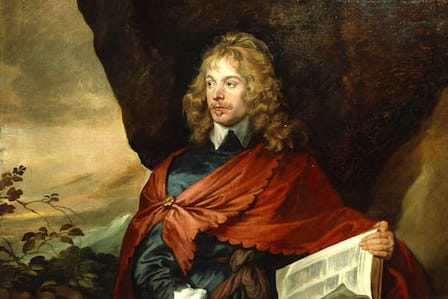 Painting of poet John Suckling